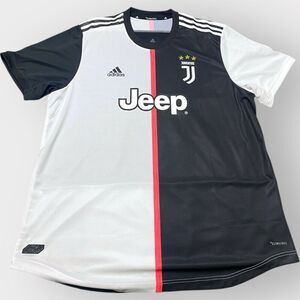 adidas Juventus Home Authentic Jersey 2019/20 Black/White HW5456 Mens size 2XL